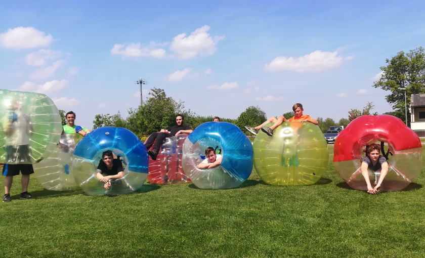 Bubble Soccer Schwarzach am Main Bild 2