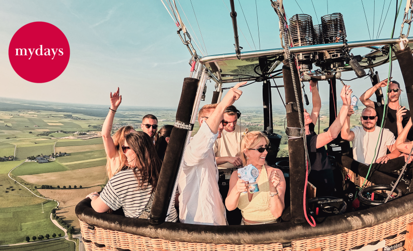 DJ im Ballon - Party auf 1000 Metern (9 Personen) Bild 1