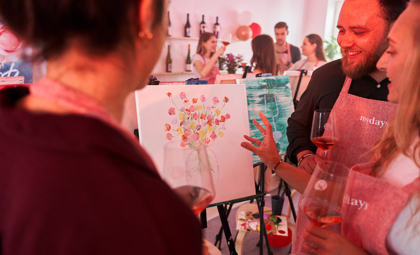 Paint & Drink M&uuml;nchen Bild 5