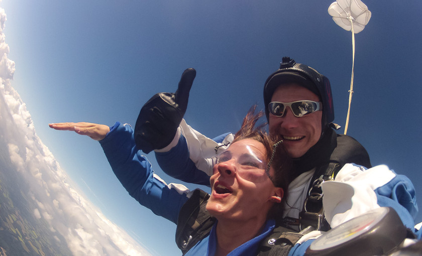 Fallschirm Tandemsprung Damme Bild 3