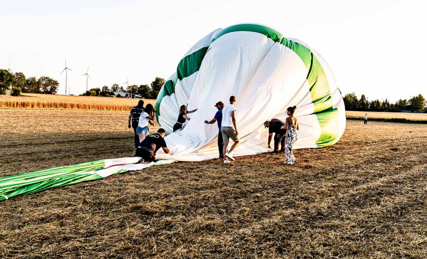 Ballonfahren Landau an der Isar Bild 4