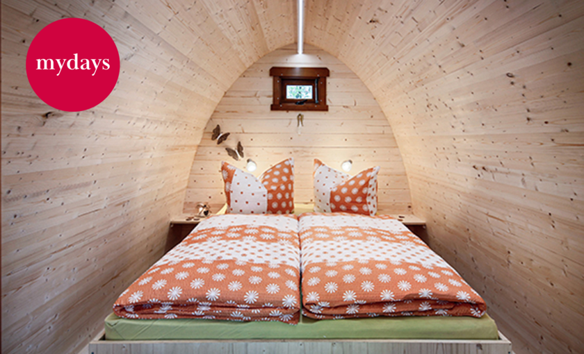 Au&szlig;ergew&ouml;hnlich &Uuml;bernachten im CampingPOD f&uuml;r 2 (1 Nacht) Bild 1