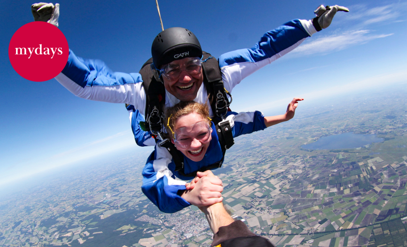 Fallschirm Tandemsprung Damme Bild 1