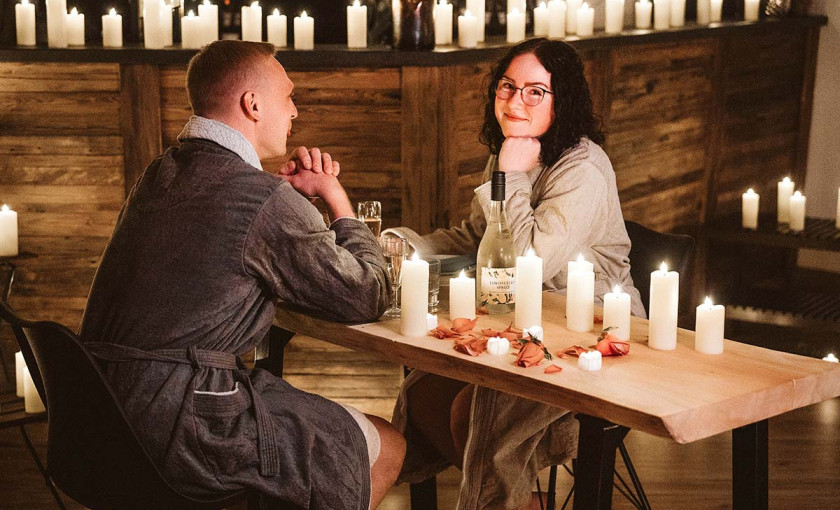 Candle-Light-Sauna Auerbach Bild 3