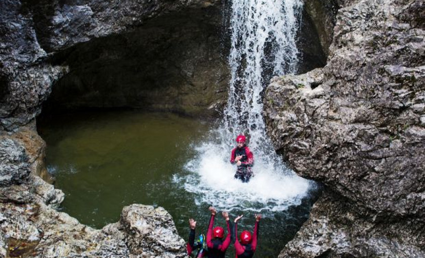 Canyoning Tour f&uuml;r Fortgeschrittene Schneizlreuth Bild 5