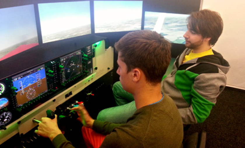 Flugsimulator Cessna 182 in Dortmund Bild 3