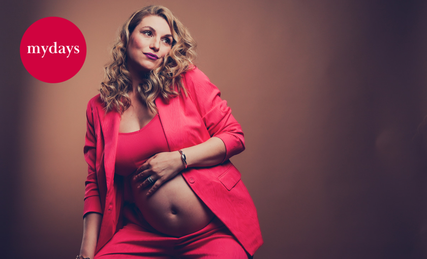 Babybauch Fotoshooting M&uuml;nster Bild 1