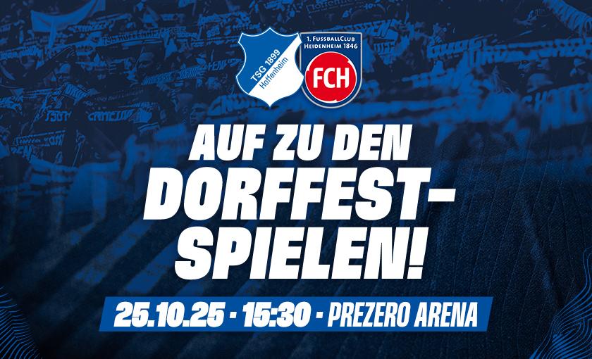 TSG HOFFENHEIM - 1. FC HEIDENHEIM Bild 1