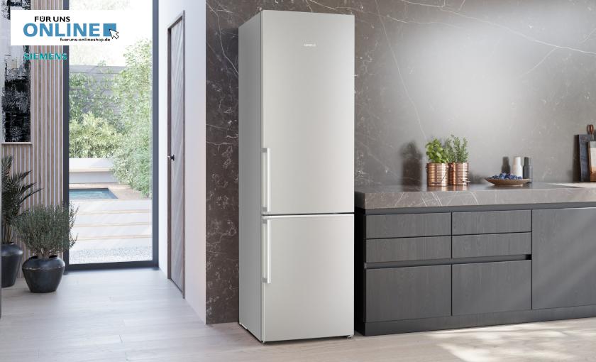 Siemens Freistehende Kühl-Gefrier-Kombination iQ500 KG39NAIAU Bild 1