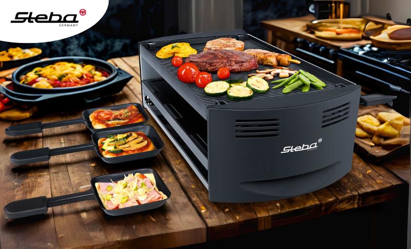 Steba - Pizza-Raclette RC 6 BAKE & GRILL Bild 1