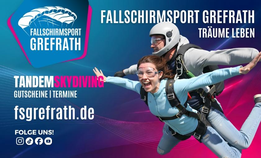 Tandem-Fallschirmsprung Bild 1