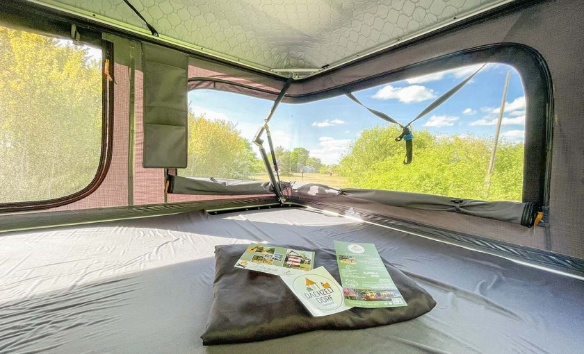 Au&szlig;ergew&ouml;hnlich &Uuml;bernachten im Dachzelt Sandsted f&uuml;r 2 Bild 4