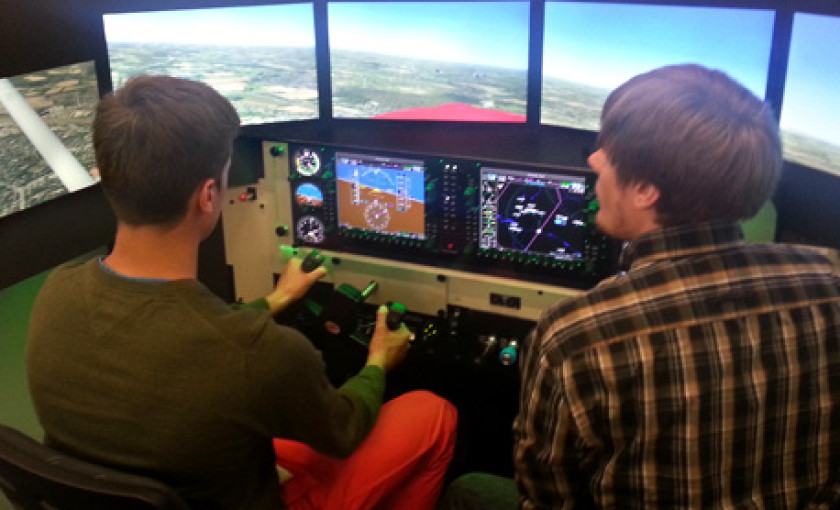 Flugsimulator Cessna 182 in Dortmund Bild 4